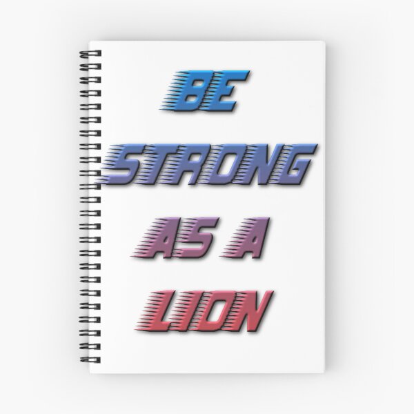 Item preview, Be strong as a lion designed and sold by earth wings.