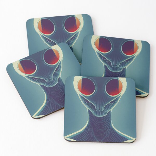Item preview, Friendly looking alien. Image digital creation with paint style designed and sold by mrlongfield.