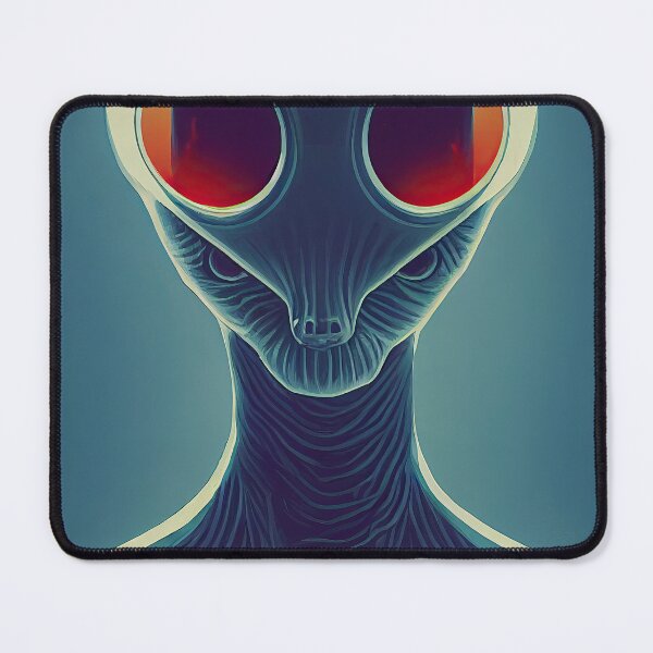 Item preview, Friendly looking alien. Image digital creation with paint style designed and sold by mrlongfield.