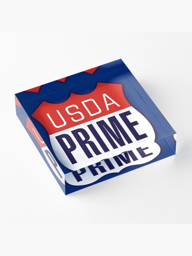 Alternate view of USDA PRIME Acrylic Block