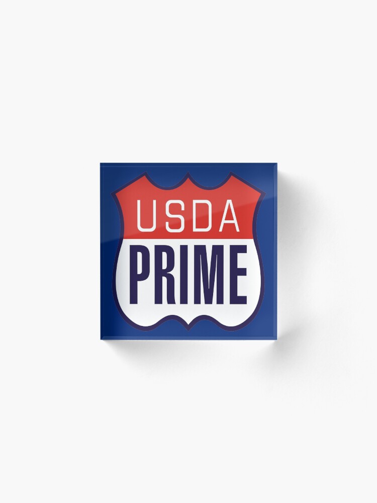 Alternate view of USDA PRIME Acrylic Block