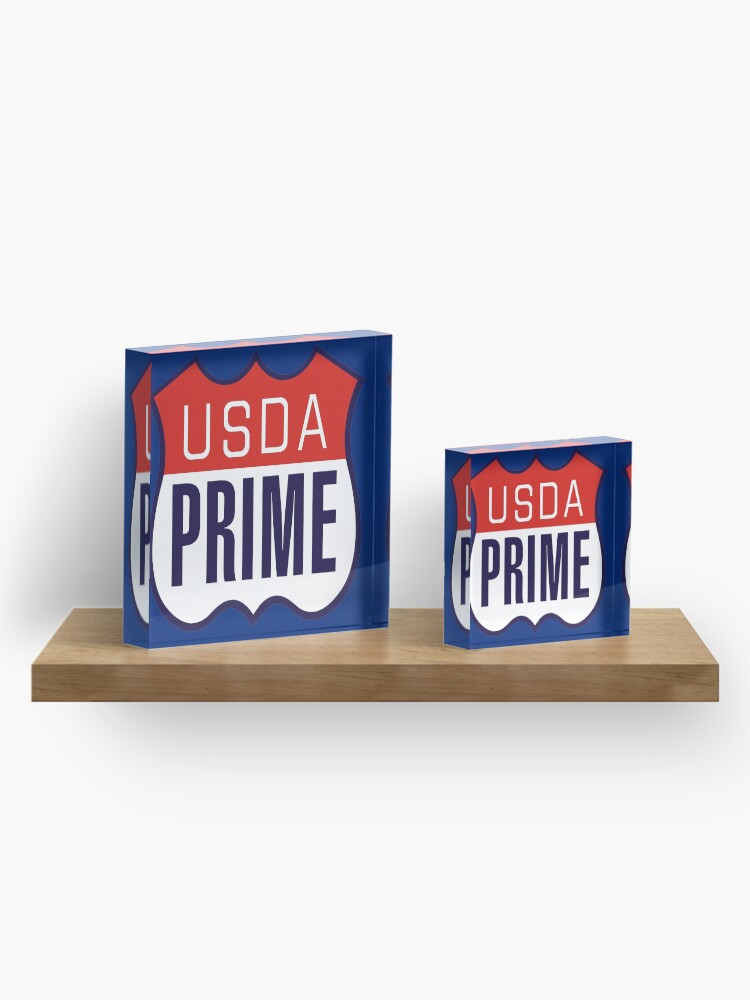 Alternate view of USDA PRIME Acrylic Block