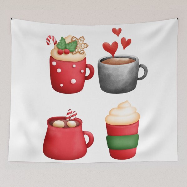 Item preview, Christmas Coffee Cups - Christmas Coffee Lover designed and sold by antevasinart.