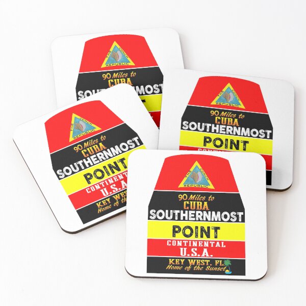 Item preview, Key West Florida Buoy Sounthernmost Point USA Marker Conch Republic designed and sold by DESTINATIONS DECAL.