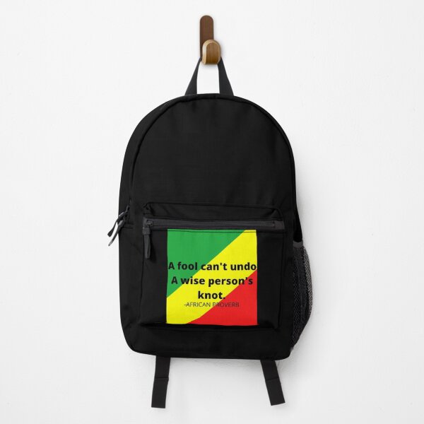 Item preview, African saying: A fool can't undo a wise person's knot designed and sold by AfricanProverbs.