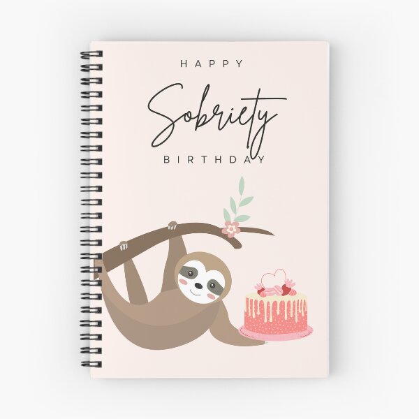 Item preview, Sobriety Birthday Sloth - AA Congratulations designed and sold by superbling.