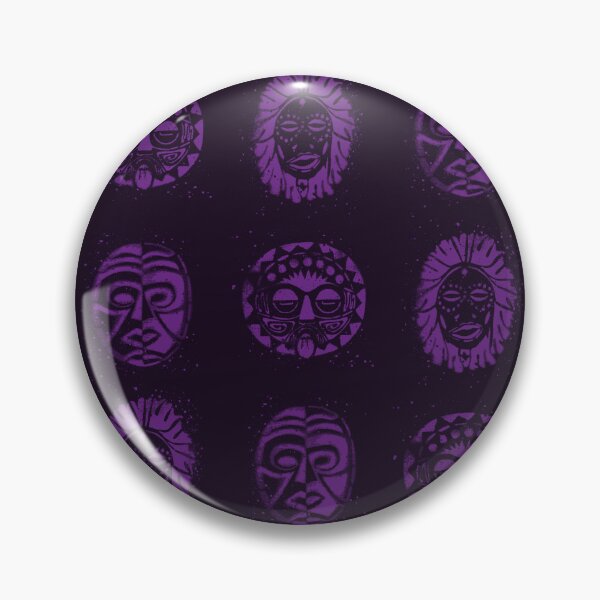 Item preview, Shaman masks in purple designed and sold by Anomalypark.