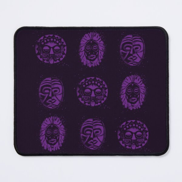 Item preview, Shaman masks in purple designed and sold by Anomalypark.