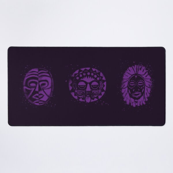 Item preview, Shaman masks in purple designed and sold by Anomalypark.