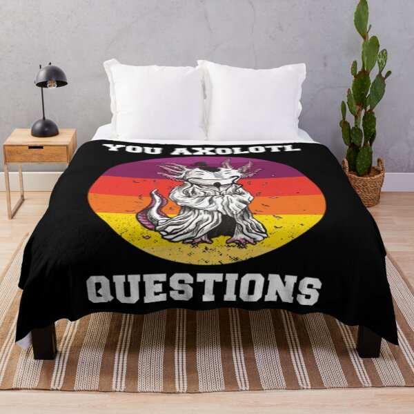 Item preview, Meme Anime Axolotl Questions Funny Lover Animals 80s Vintage designed and sold by SamuelFranz.