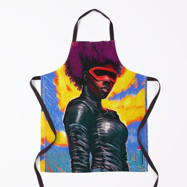 Aperçu de l'œuvre Conception d'art Afropunk Cyborg AI créée et vendue par boopsblunt.