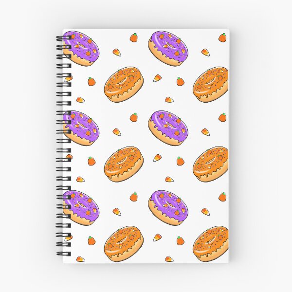 Item preview, Halloween Donuts Pattern White BG designed and sold by BryVDesigns.