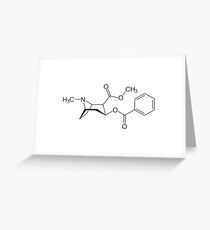 Cocaine Greeting Card