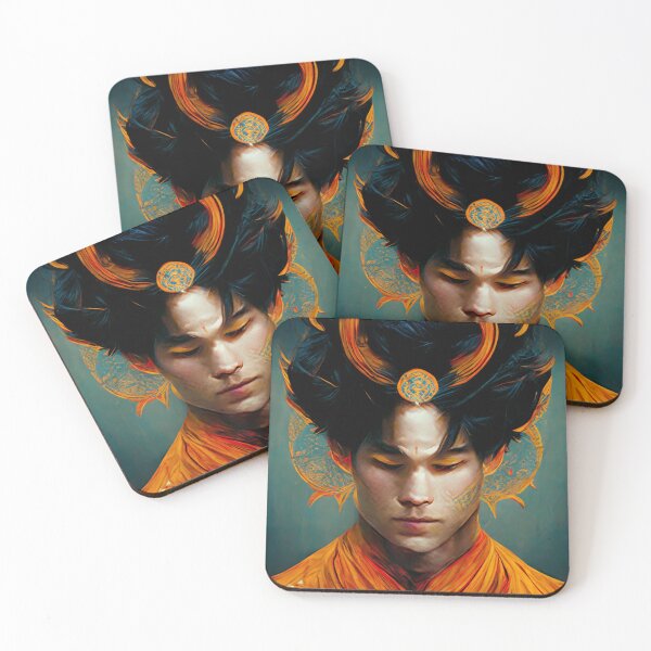 Item preview, goku realistic portrait digital art designed and sold by Christiancode.