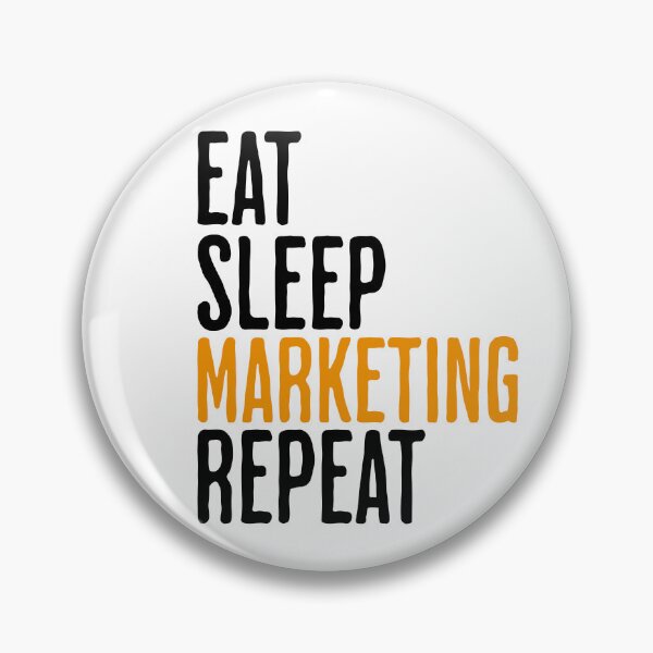 Item preview, Eat Sleep Marketing Repeat - Business Saying and Humor designed and sold by AlanPhotoArt.