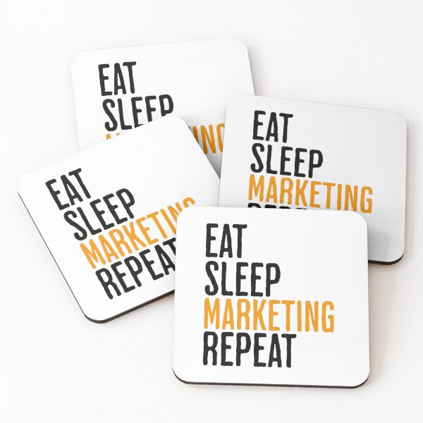 Item preview, Eat Sleep Marketing Repeat - Business Saying and Humor designed and sold by AlanPhotoArt.