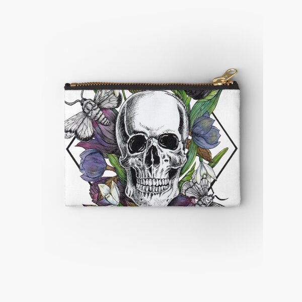 Item preview, Purple Floral Skull  designed and sold by InBloomInk.
