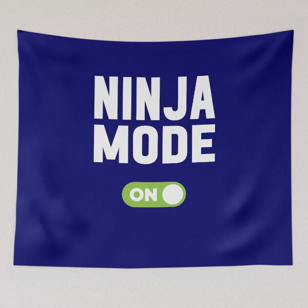 Item preview, Ninja Mode On designed and sold by freshLayer.