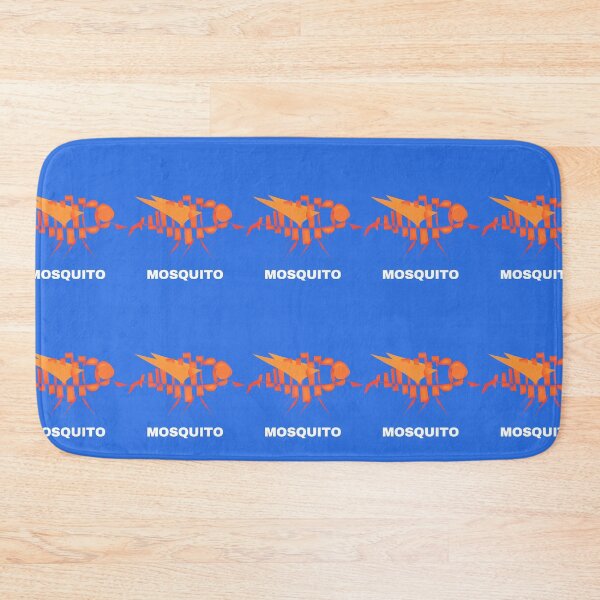 Item preview, Orange Mosquito on Blue designed and sold by MUZA9.