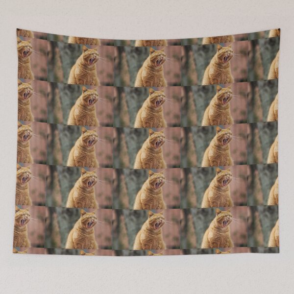 Item preview, Cat Yawning designed and sold by MUZA9.
