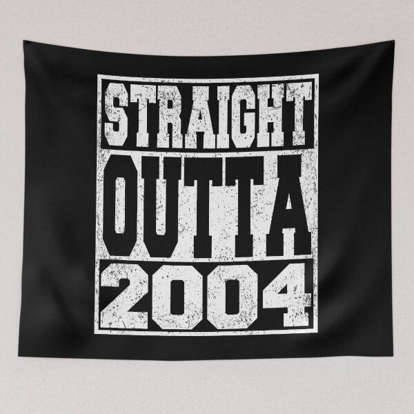 Item preview, Straight Outta 2004 Birthday Anniversary designed and sold by ARTZ84.
