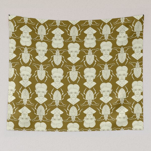Item preview, Franz Kafka - Metamorphosis Wall Paper designed and sold by jholbo.