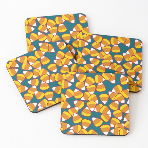 Item preview, Another Candy Corn Tile (Blue) designed and sold by Zia Frazier.