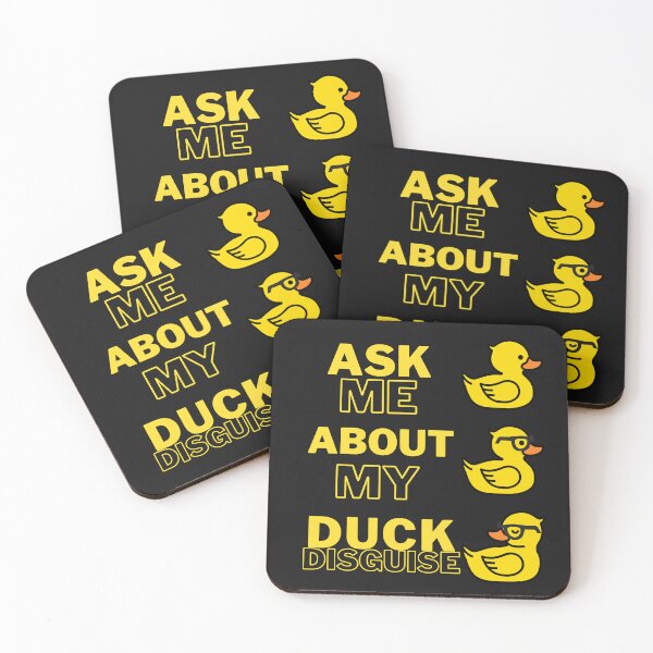 Item preview, Ask Me About My Duck Disguise Funny Quack Costume designed and sold by byrne-ma.
