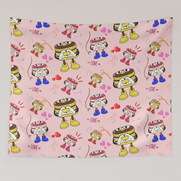Item preview, National Pancake Day funny pancakes pattern designed and sold by Pride-Casuals.