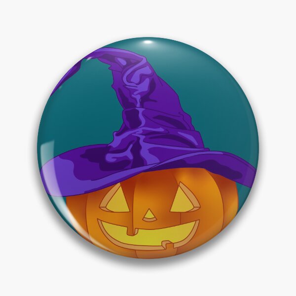 Item preview, A Short Witchy Pumpkin (Blue) designed and sold by Zia Frazier.