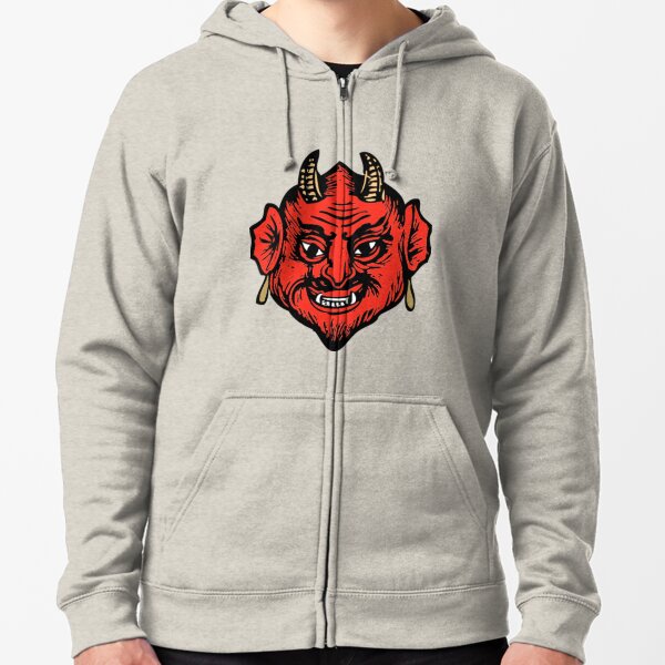 the devilz face cursed hoodie