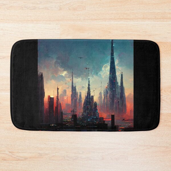 Item preview, Future Metropolitan City - best selling  designed and sold by Aditya Bhole.