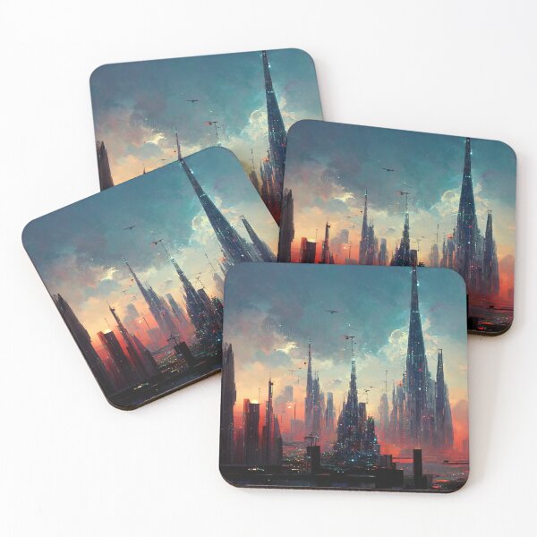 Item preview, Future Metropolitan City - best selling  designed and sold by Aditya Bhole.