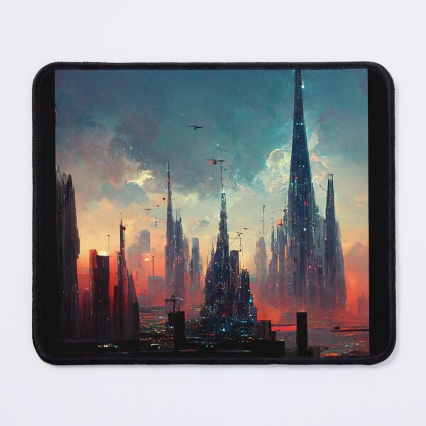 Item preview, Future Metropolitan City - best selling designed and sold by Aditya Bhole.