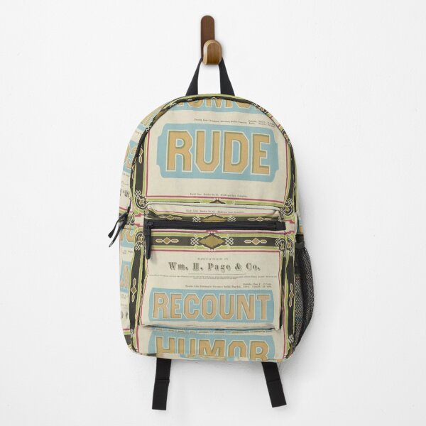 Item preview, RECOUNT HUMOR RUDE | William H Page's book | Specimens of Chromatic Wood Type and Borders (1874) designed and sold by Heavenlyouch.