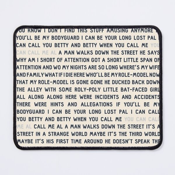 Item preview, Paul Simon You Can Call Me Al designed and sold by JeanSevillare.