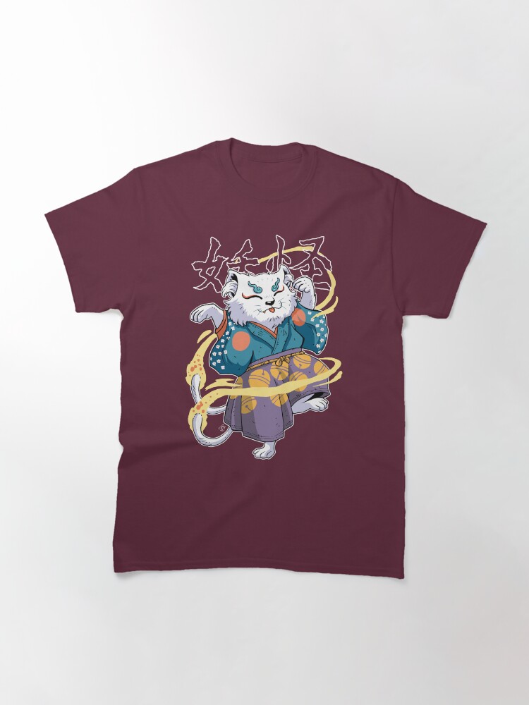 Thumbnail 2 of 7, Classic T-Shirt, Yōkai - Nekomata designed and sold by Grégory Lê.