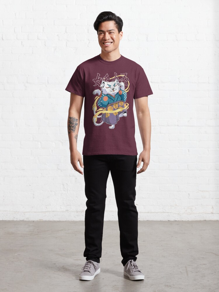 Thumbnail 3 of 7, Classic T-Shirt, Yōkai - Nekomata designed and sold by Grégory Lê.