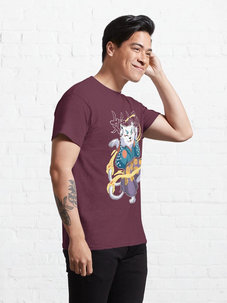 Thumbnail 5 of 7, Classic T-Shirt, Yōkai - Nekomata designed and sold by Grégory Lê.