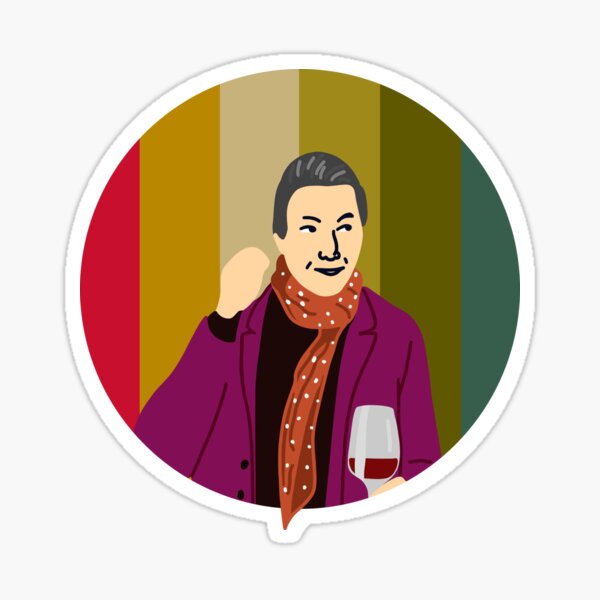 "Oliver Putnam Colorful OMITB" Sticker for Sale by bubblesteph