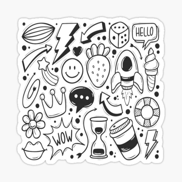 Doodles Sticker
