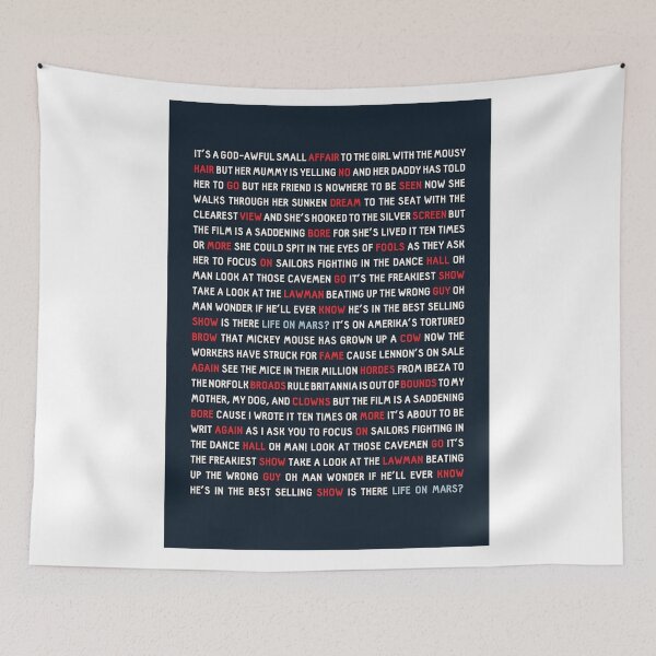 Item preview, David Bowie Life on Mars designed and sold by JeanSevillare.