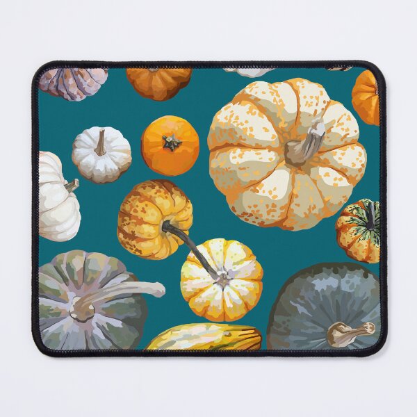 Item preview, Pumpkin Tile 1 (Blue) designed and sold by Zia Frazier.
