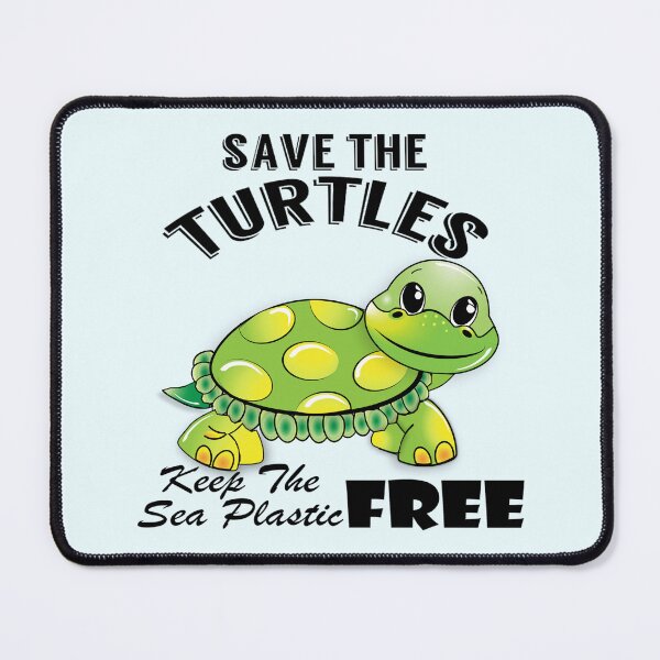 Item preview, Save the turtles keep the sea plastic free shirts, Save the turtles keep the sea plastic free masks, Save the turtles keep the sea plastic free stickers designed and sold by Poussyarts.