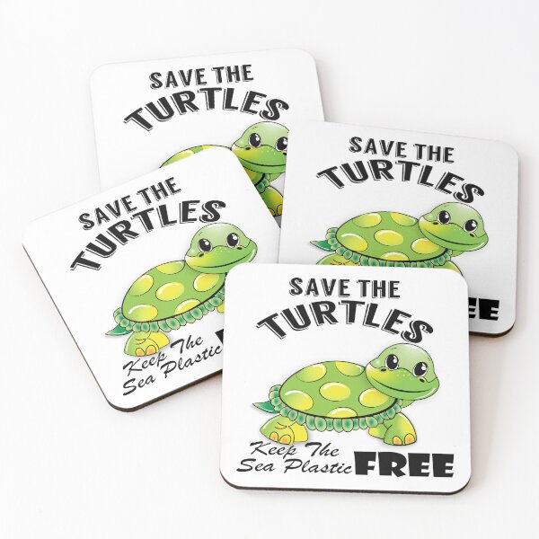 Item preview,  Save the turtles keep the sea plastic free shirts, Save the turtles keep the sea plastic free masks, Save the turtles keep the sea plastic free stickers  designed and sold by Poussyarts.
