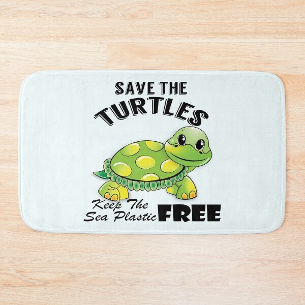 Item preview,  Save the turtles keep the sea plastic free shirts, Save the turtles keep the sea plastic free masks, Save the turtles keep the sea plastic free stickers  designed and sold by Poussyarts.