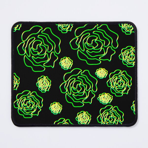 Item preview, Green, Yellow Rose with Black Background designed and sold by atroffire.