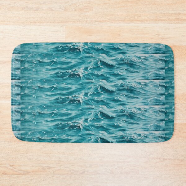 Item preview, Sea water waves painting designed and sold by Katenaz.