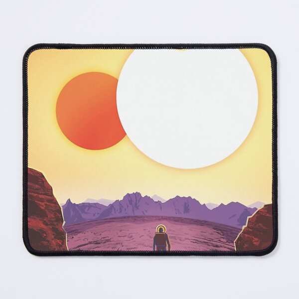 Item preview, Nasa Travel Poster Kepler 16b designed and sold by JeanSevillare.