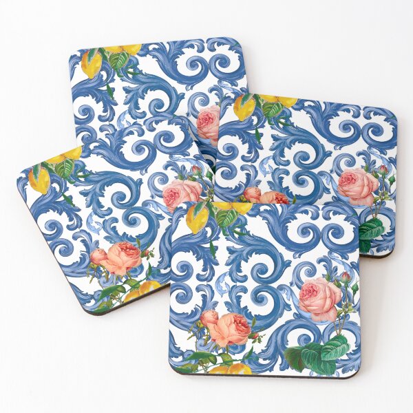 Item preview, Baroque,Baroque leaf,mediterranean,lemons  designed and sold by MariaMarinova.